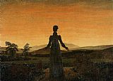 Woman before the Rising Sun by Caspar David Friedrich